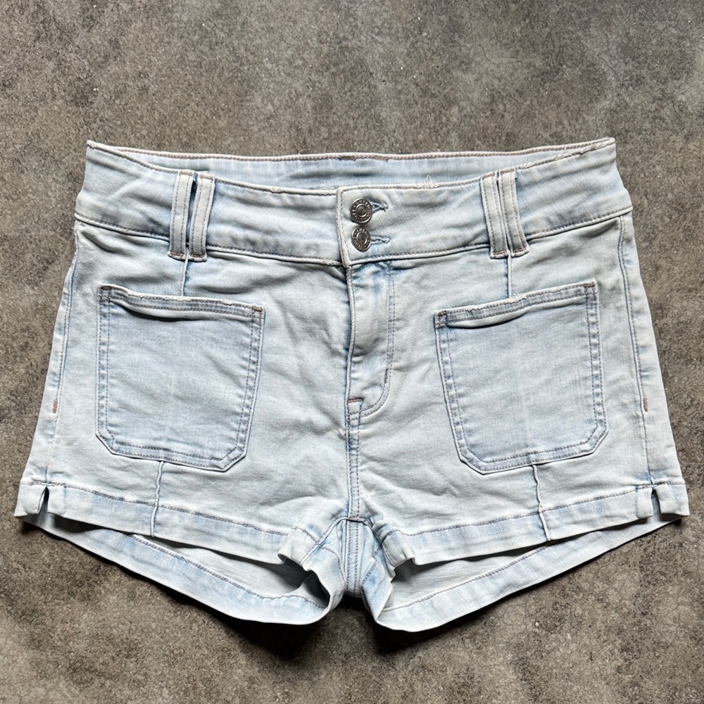 American Eagle Outfitters Light Wash Jean Shorts